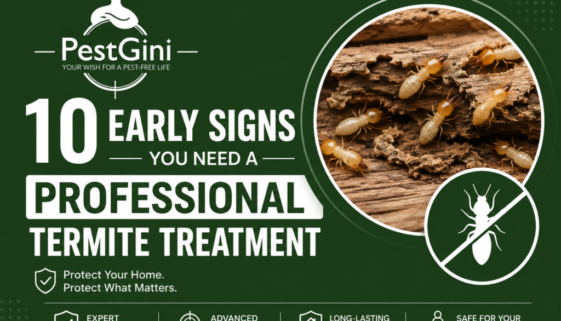 10 Early Signs You Need a Professional Termite Treatment