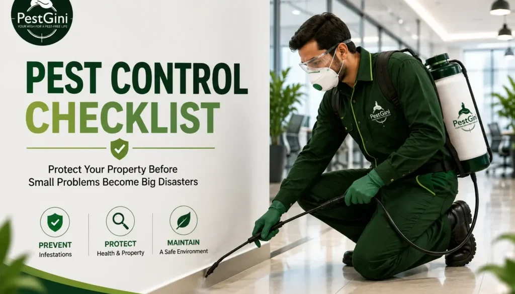 pest control checklist